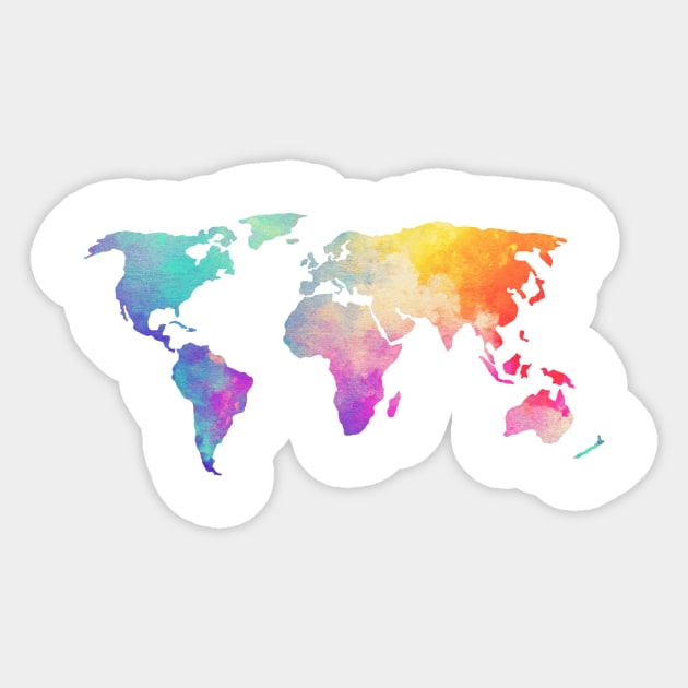 Watercolor World Sticker by lolosenese